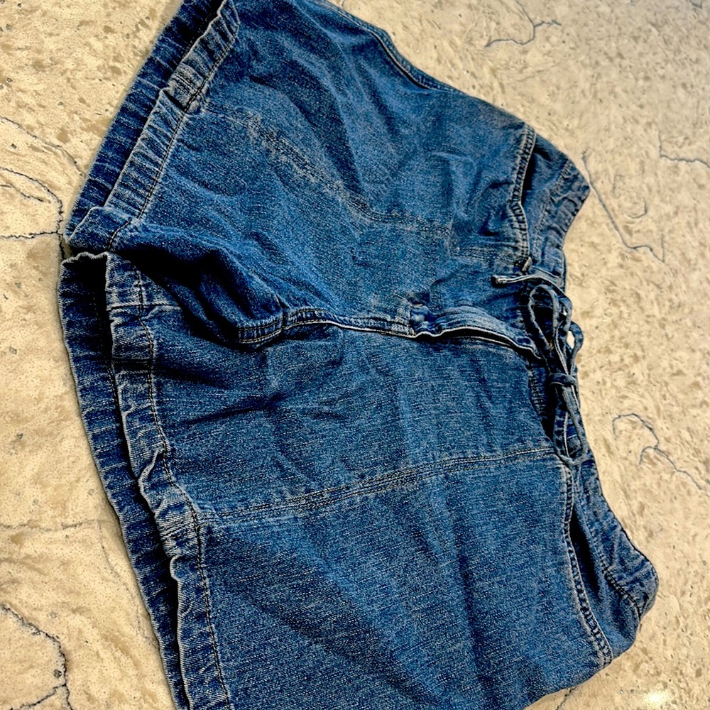 Denim shorts